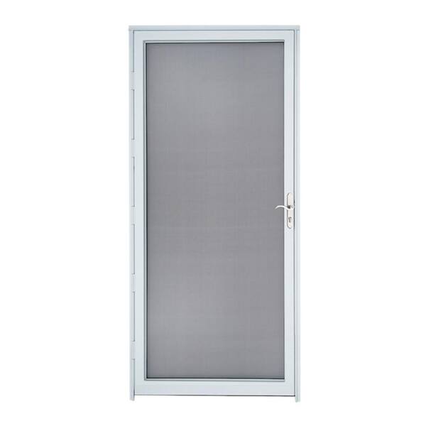 Grisham Full View 32 in. x 80 in. White Storm Door 31012 The Home Depot