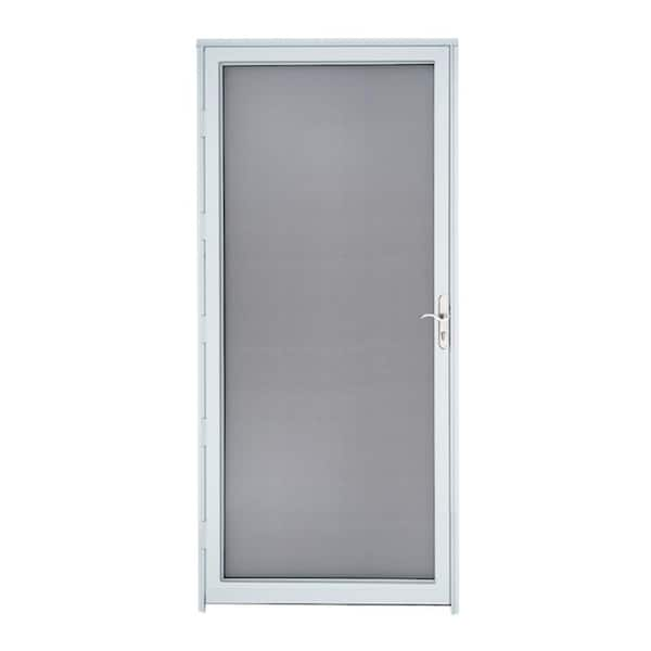 Grisham Full View 32 in. x 80 in. White Storm Door 31012 - The Home Depot