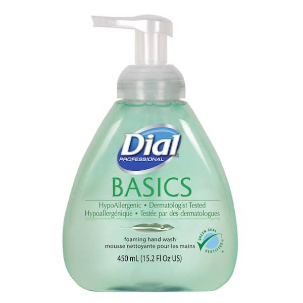 Dial Professional Basics 15.2 oz. Honeysuckle Scent Hypoallergenic Foaming Hand Soap (4-Pack)