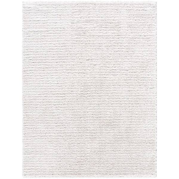 Livabliss Nomadic Cream Modern Solid Color 6 ft. 7 in. x 9 ft. Area Rug ...