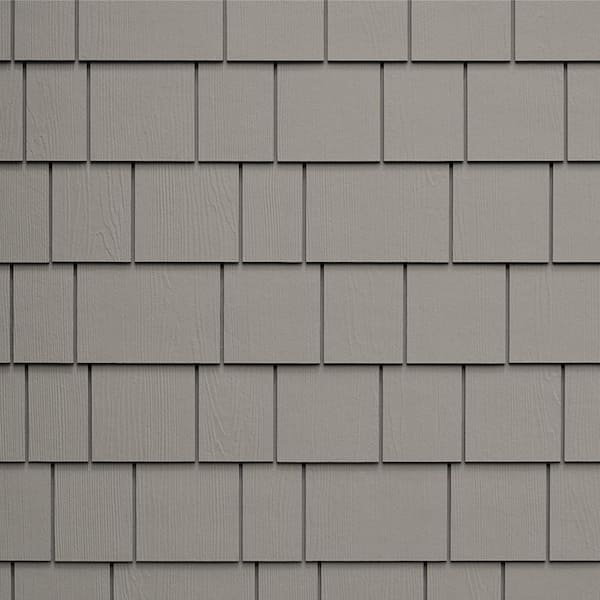 James Hardie Magnolia Home Hardie Shingle HZ10 15.25 in. x 48 in. Fiber Cement Straight Edge Stone Beach (86-Pack)