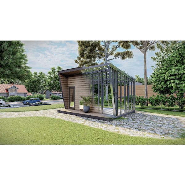 California Studio 1-Bath 240 sq.ft. Steel Frame Home Kit DIY Assembly  Office Guest House ADU Vacation Rental Tiny Home CADU240 - The Home Depot