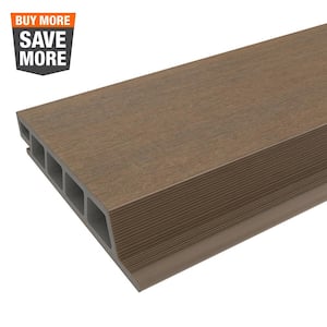 Shadowline All Weather System 6.7 in. x 96 in. Composite Siding in Peruvian Teak