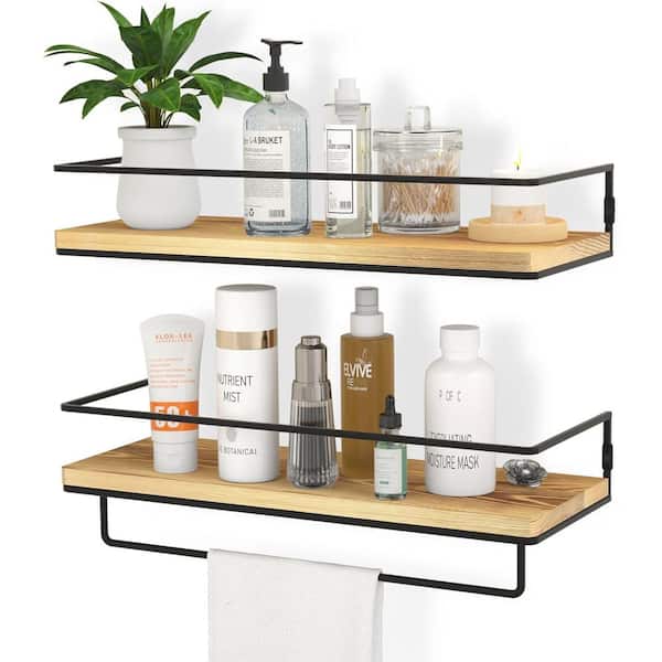 Unbranded 15.7 in. W x 5.7 in. D Wood Decorative Wall Shelf, Wall Mounted Floating Shelves