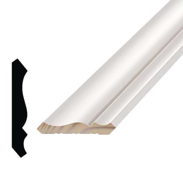 5/8 in. D x 3-1/4 in. W x 96 in. L Primed MDF Crown Moulding