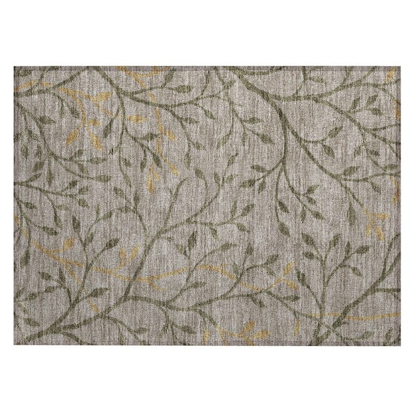 Chantille Machine Washable Indoor/Outdoor Abstract ACN3024 Taupe 2 ft. x 3 ft. Accent Rug