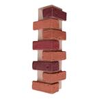 22.5 in. x 7 in. Multi-Color Brick Veneer Siding Outside Corner Panel
