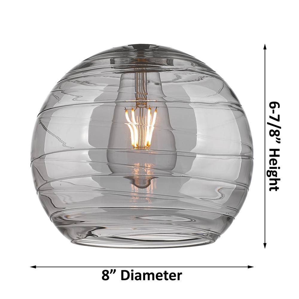 Ballston Brushed Brass and Glass Mini Pendant Light