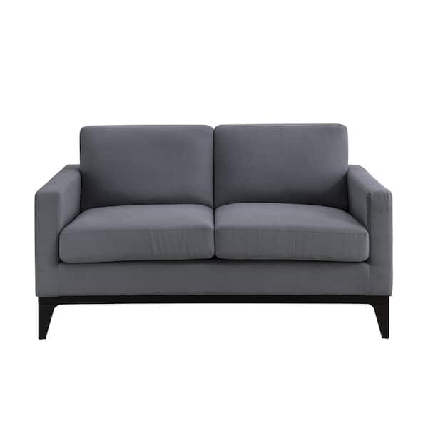 Lifestyle Solutions Delray Grey Sofa with Hardwood Frame and Quality Fabric