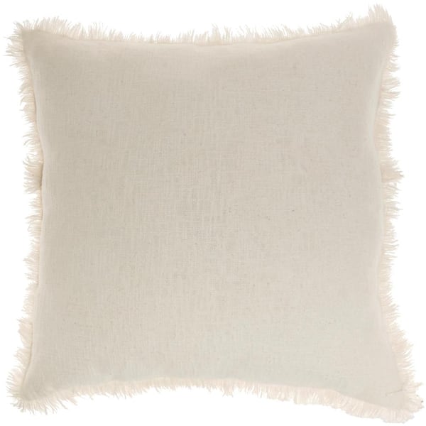 57 GRAND BY NICOLE CURTIS 57 Grand Ivory 22 in. x 22 in. Throw Pillow