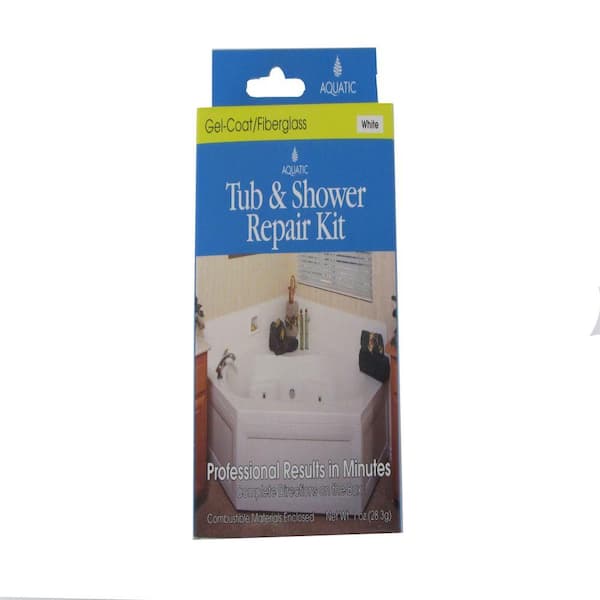 Aquatic Gelcoat Repair Kit In White 35rkwh, Bathtub Shower Replacement Kits
