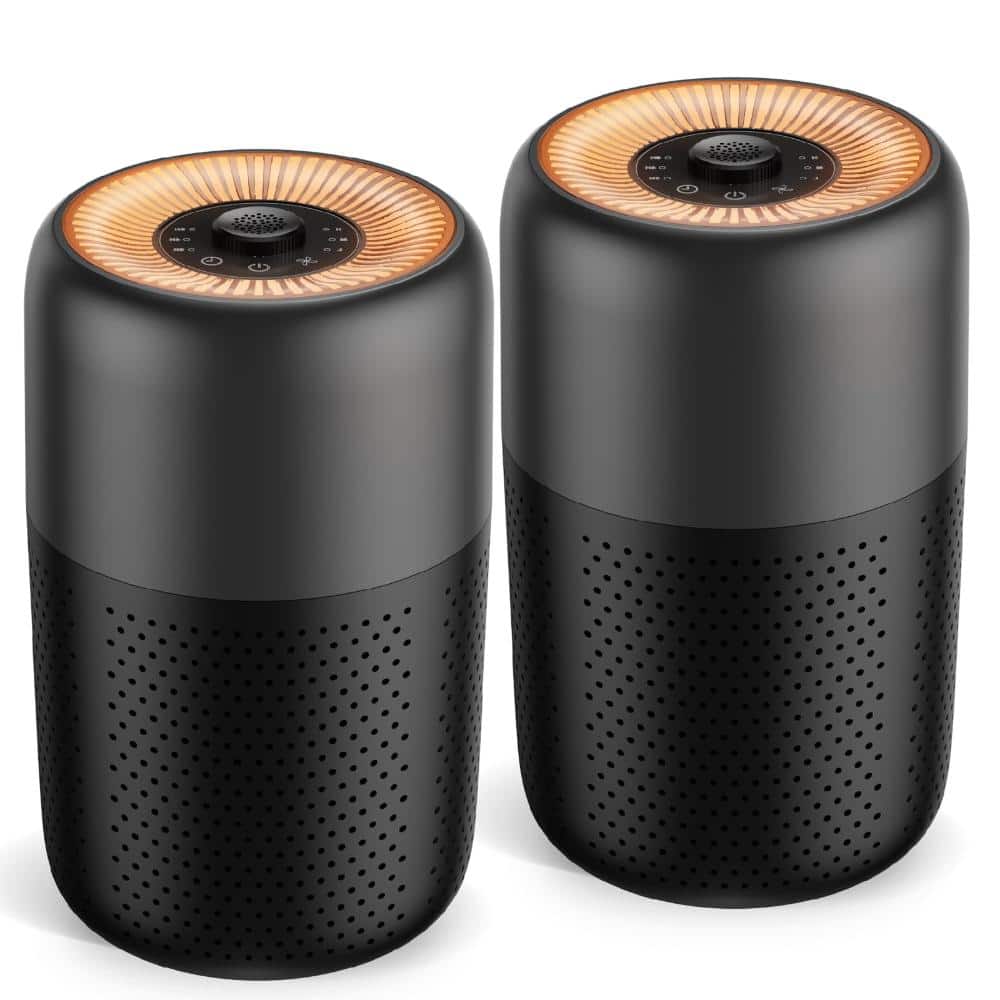 YARIKI 2-Pack Air Purifiers with Aromatherapy Function, Nightlight, Speed Control, 24 dB Better Sleep, Black price history on PriceWatchPro