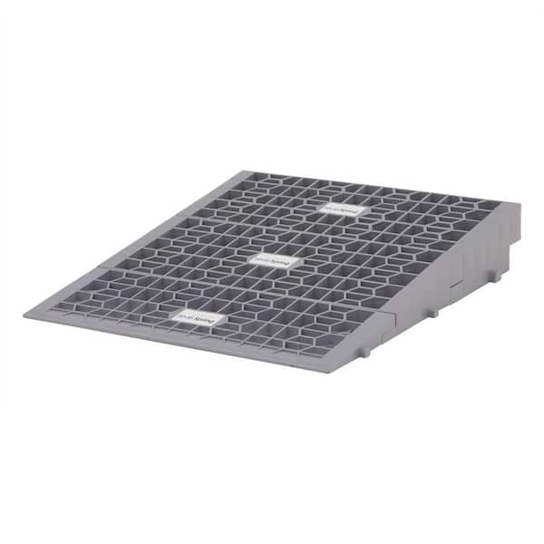 SILVER SPRING 16 in. W Plastic Multi-Height Threshold Ramp Add-On-800 lb Weight Capacity