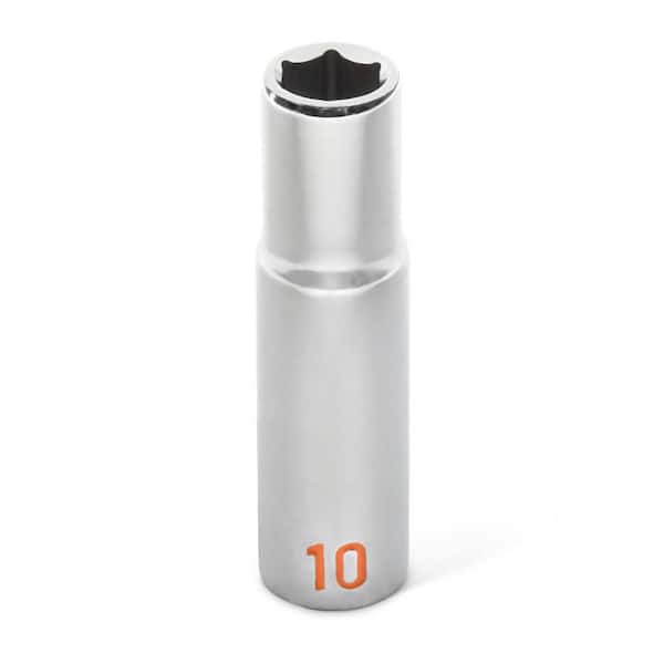 GEARWRENCH 3/8 in. Drive 6-Point Metric Hi-Viz Deep Socket Set (14