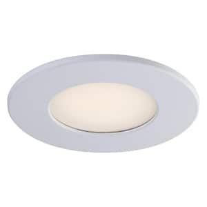 SPEX Lighting - 4-in. Selectable CCT5 Remodel Integrated LED Multi Application Fixture (White, Black, BN) Magnetic Trims