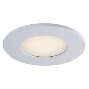 SPEX Lighting - 4-in. Selectable CCT5 Remodel Integrated LED Multi Application Fixture (White, Black, BN) Magnetic Trims