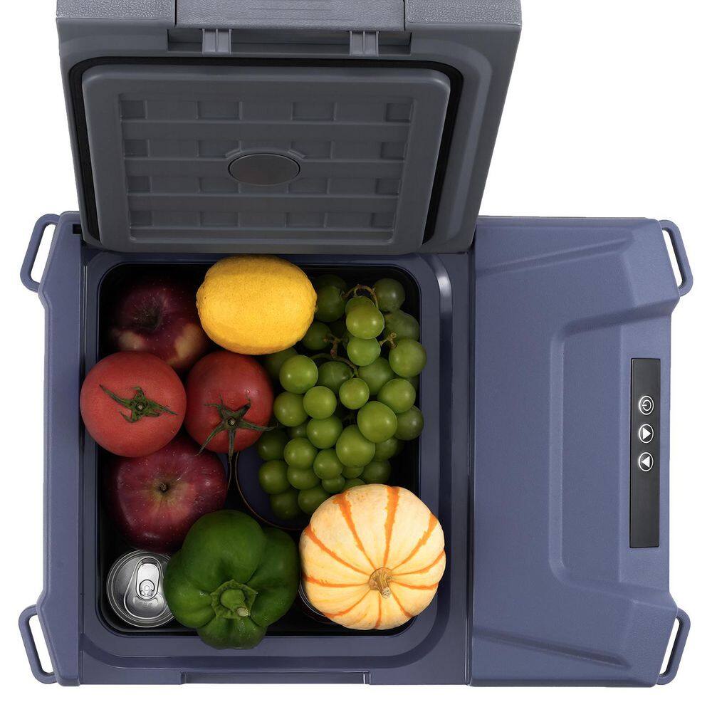 10 qt. Portable Car Refrigerator Freezer for Camping, Road Trip, Travel ...