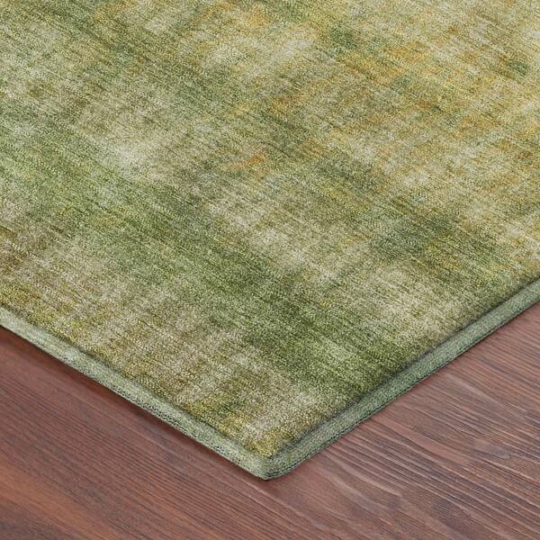 Mayfield Premium Machine Washable Abstract AMF2315 Sage 10 ft. x 14 ft. Area Rug