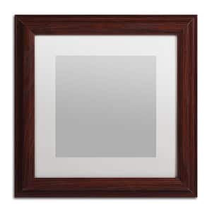 13.75 in. x 16.75 in. Heavy Duty Wood Frame with White Mat