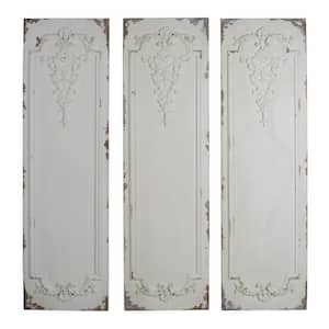 Alcott Antique White Wall Panels (Set of 3)