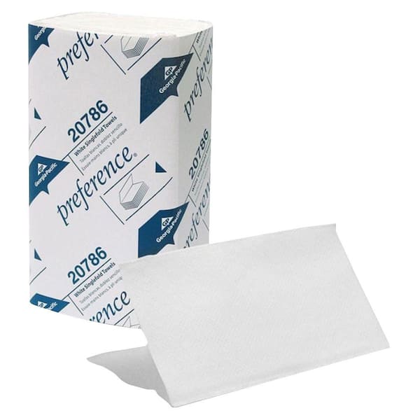 Georgia-Pacific Preference White Single-Fold Paper Towels (4000 Sheets)