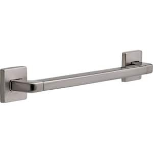 Modern Angular 18 in. x 1-1/4 in. Concealed Screw ADA-Compliant Decorative Grab Bar in Stainless