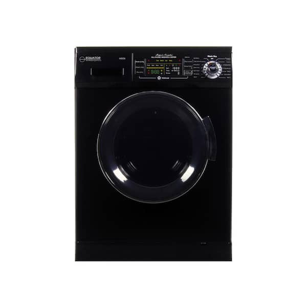 Equator 1.57 cu. ft. 110-Volt Smart and Compact All-in-One Washer and Dryer Combo Version 2 Pro in Black