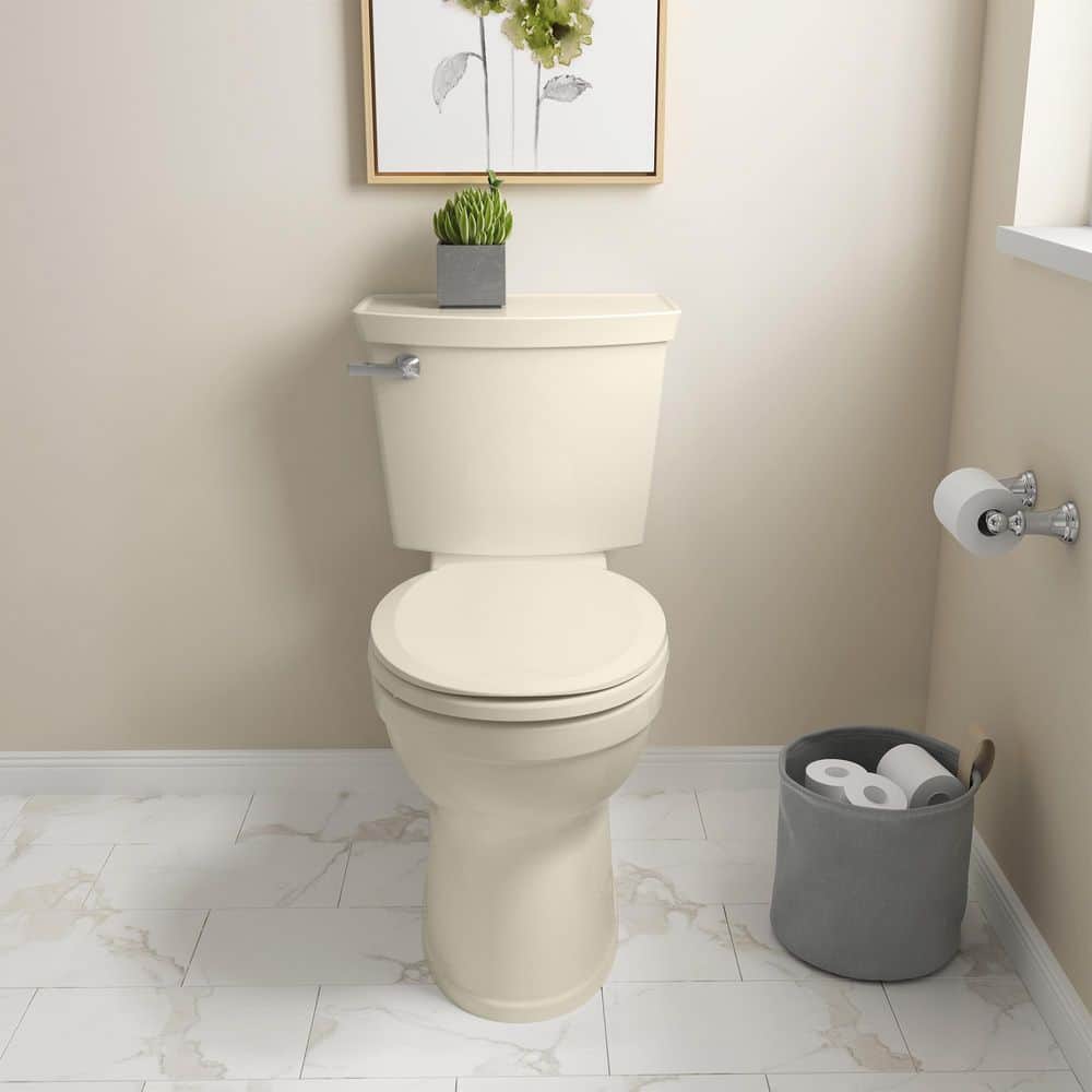 Bone Slow-Close Round Front Toilet Seat