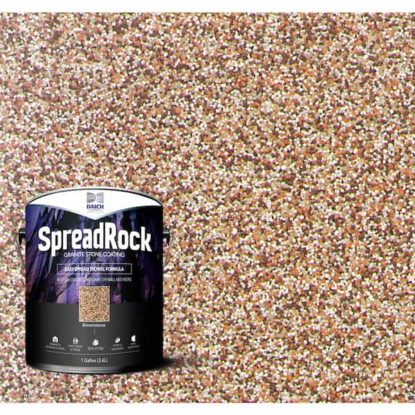 Granite Stone Coating 1 Gal. Brownstone Satin Interior/Exterior Concrete Resurfacer and Sealer