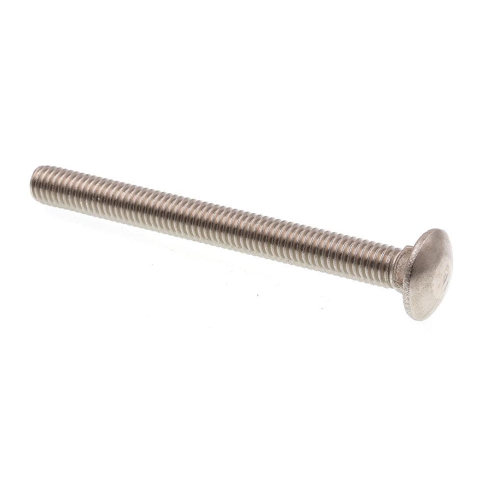 3/8-16 x 8" Stainless Steel Carriage Bolts Grade 18-8 Qty 25 