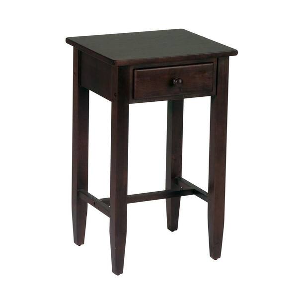 OSPdesigns Espresso Storage Side Table