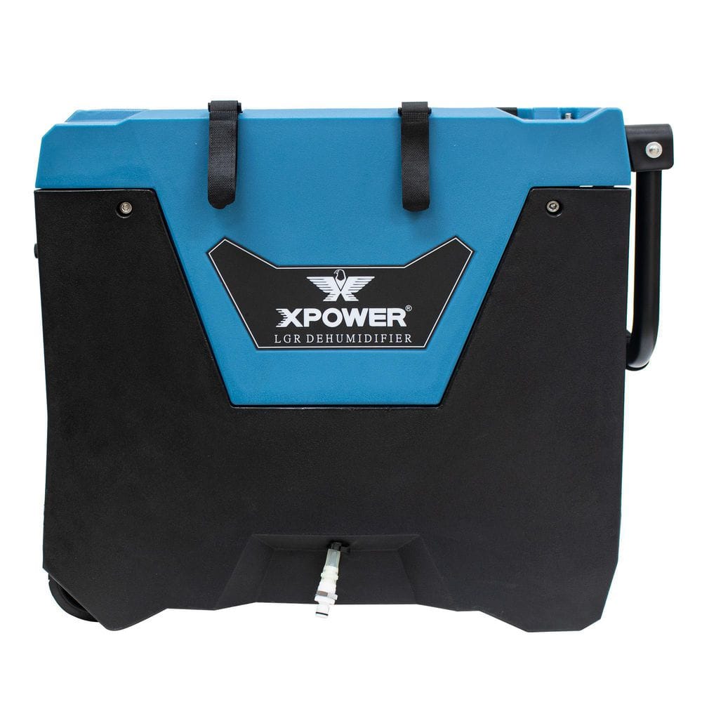 XPOWER 145-Pint Blue Commercial Dehumidifier with Pump