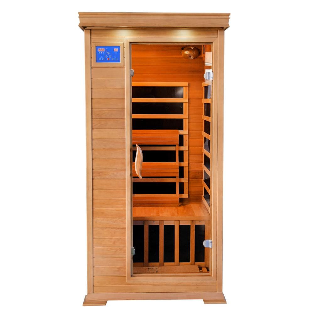 Sedona Compact Cedar Wood 1-Person Infrared Sauna