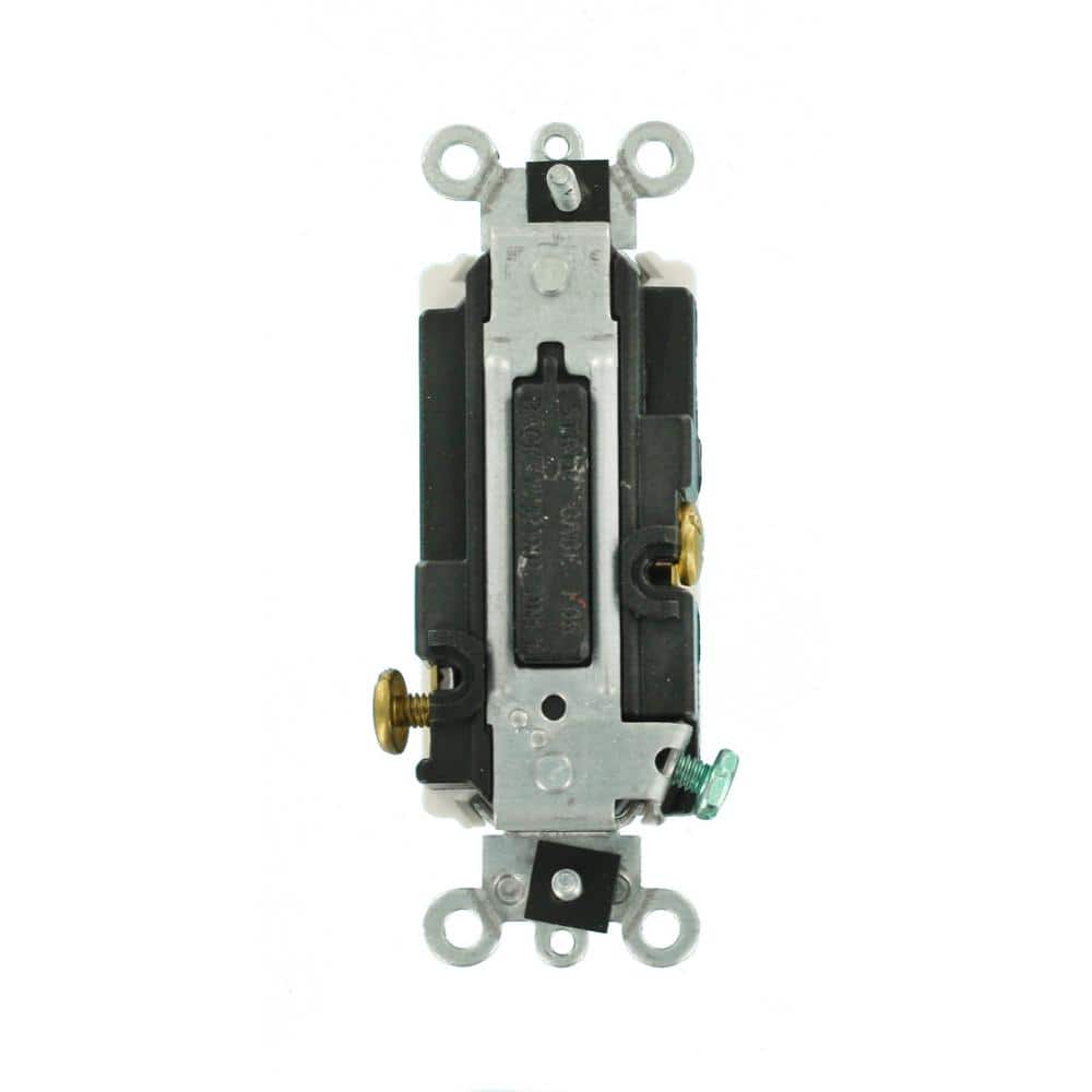 White Satin Low Voltage Rocker Light Switch