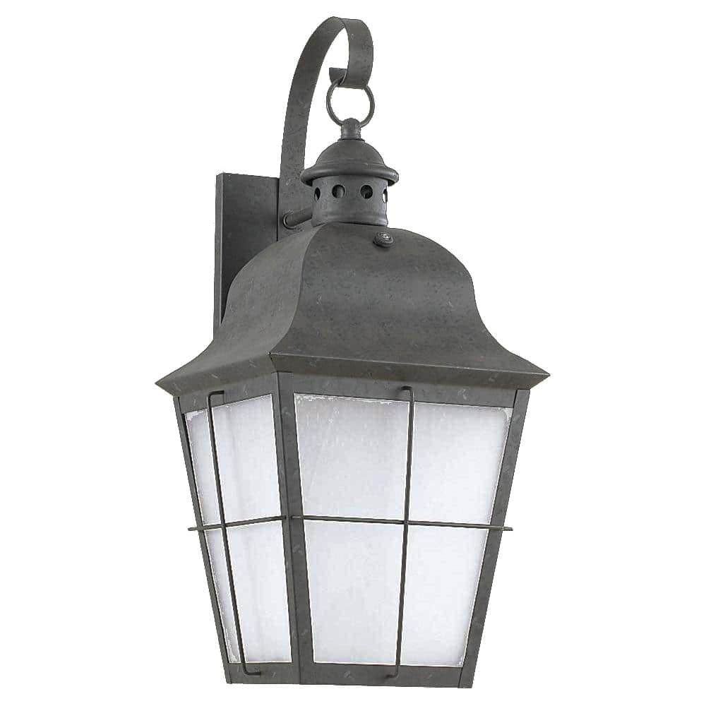 Chatham 1-Light Oxidized Bronze Outdoor 21 in. Wall Lantern Sconce price history on PriceWatchPro