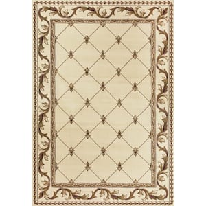 Victorian Ivory 5 ft. x 8 ft. Area Rug