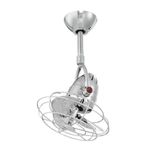 Diane 13 in. Indoor/Outdoor Polished Chrome Ceiling Fan with Remote Control