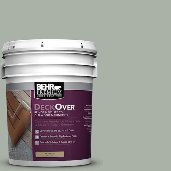 BEHR Premium DeckOver 5 gal. #SC-149 Light Lead Solid Color Exterior Wood and Concrete Coating