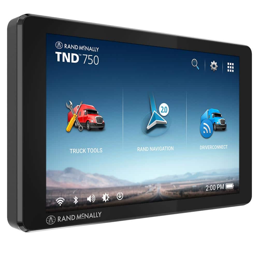 Rand McNally TND 7 in. GPS Truck Navigator with Easy-To-Read Display The Home Depot