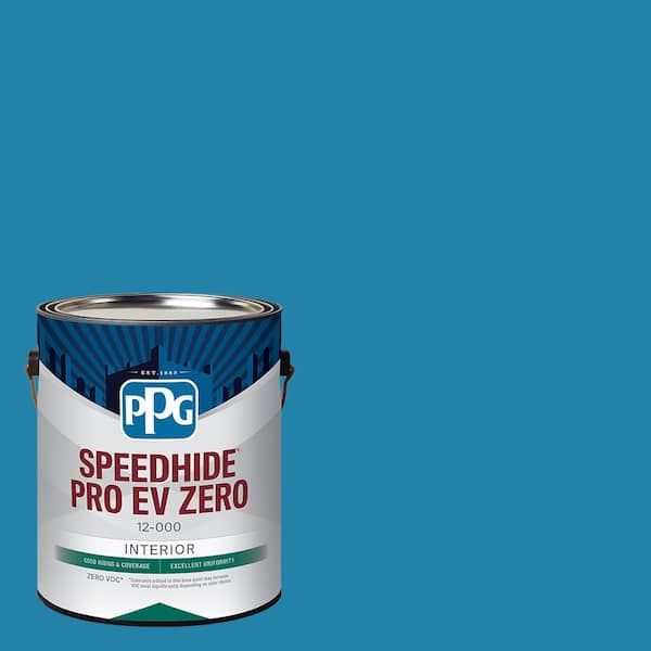 Speedhide Pro EV Zero 1 gal. PPG1238-6 Blue Paisley Flat Interior Paint