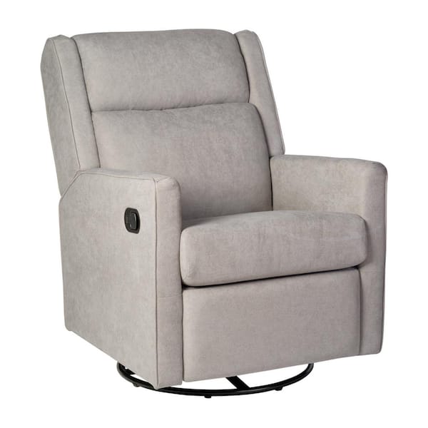TAYLOR + LOGAN Light Gray Recliner