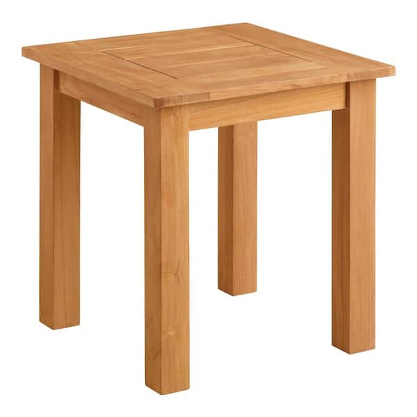Linon Home Decor Callahan Teak Side Table