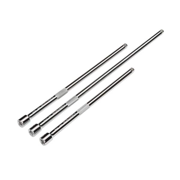 TEKTON 1/2 in. Drive 15, 18, 24 in. Long Extension Bar Set (3-Piece)