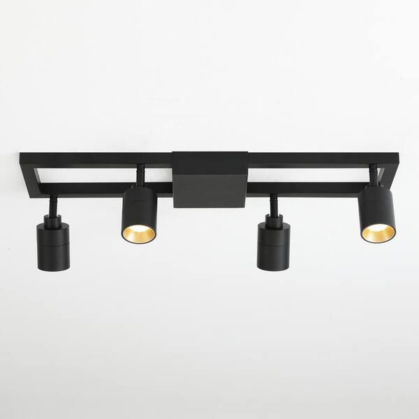 Reviews for Vidalite Shura Black 4-Light Square Ceiling