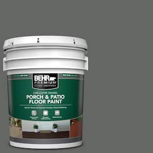 5 gal. #PPU25-02 Black Locust Low-Lustre Enamel Interior/Exterior Porch and Patio Floor Paint