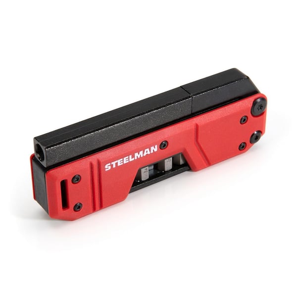 Steelman 10-in-1 Folding Pocket Magnetic Screwdriver with Bit Set (8-Piece)