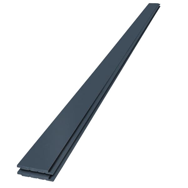 Edge 1 in. x 6 in. x 12 ft. Timeless Cavalry Blue Smooth Nickel Gap Pine Shiplap (2-Pack)