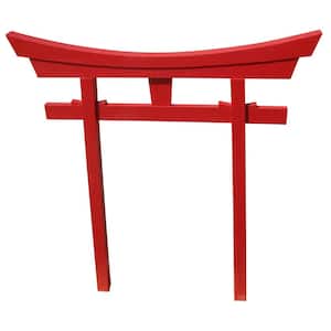 Miniature Red Japanese Shinto Torii Gate