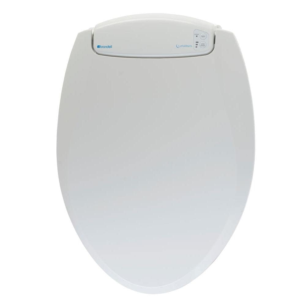 LumaWarm Heated Nightlight Elongated Closed Front Toilet Seat in Biscuit L60-EB Sansujyuku sansujyuku.com