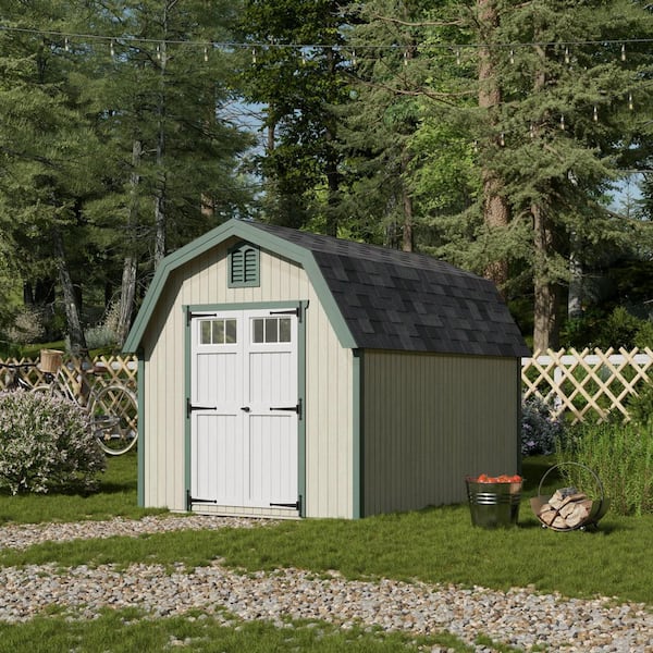 Little Cottage Co. Colonial Greenfield 8 ft. x 12 ft. Outdoor Wood